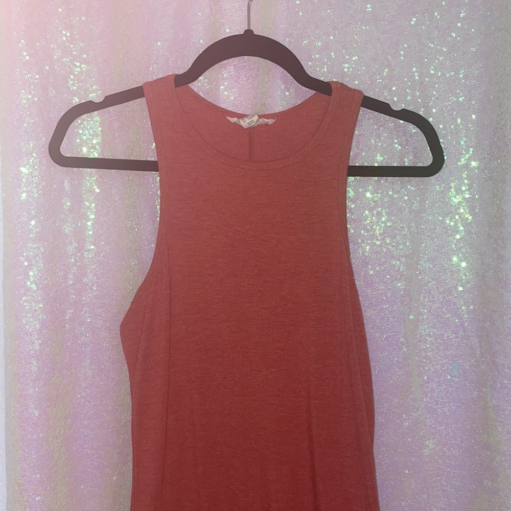 Orange sun dress